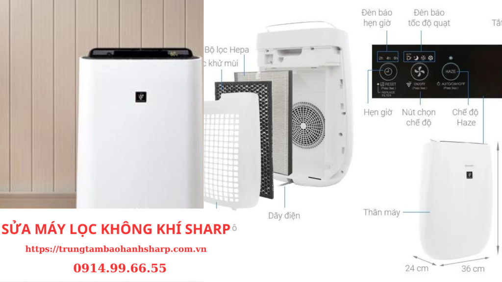 Sửa máy lọc không khí Sharp tại Hà Nội Chuyên Nghiệp Uy Tín