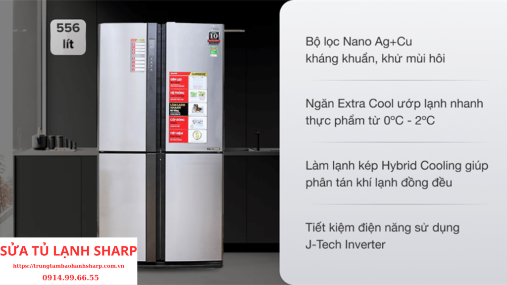 Sửa tủ lạnh Sharp tại Hà Nội Uy Tín Chuyên Nghiệp 24/7