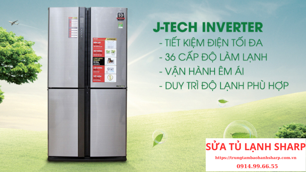 Sửa tủ lạnh Sharp tại Hà Nội Uy Tín Chuyên Nghiệp 24/7